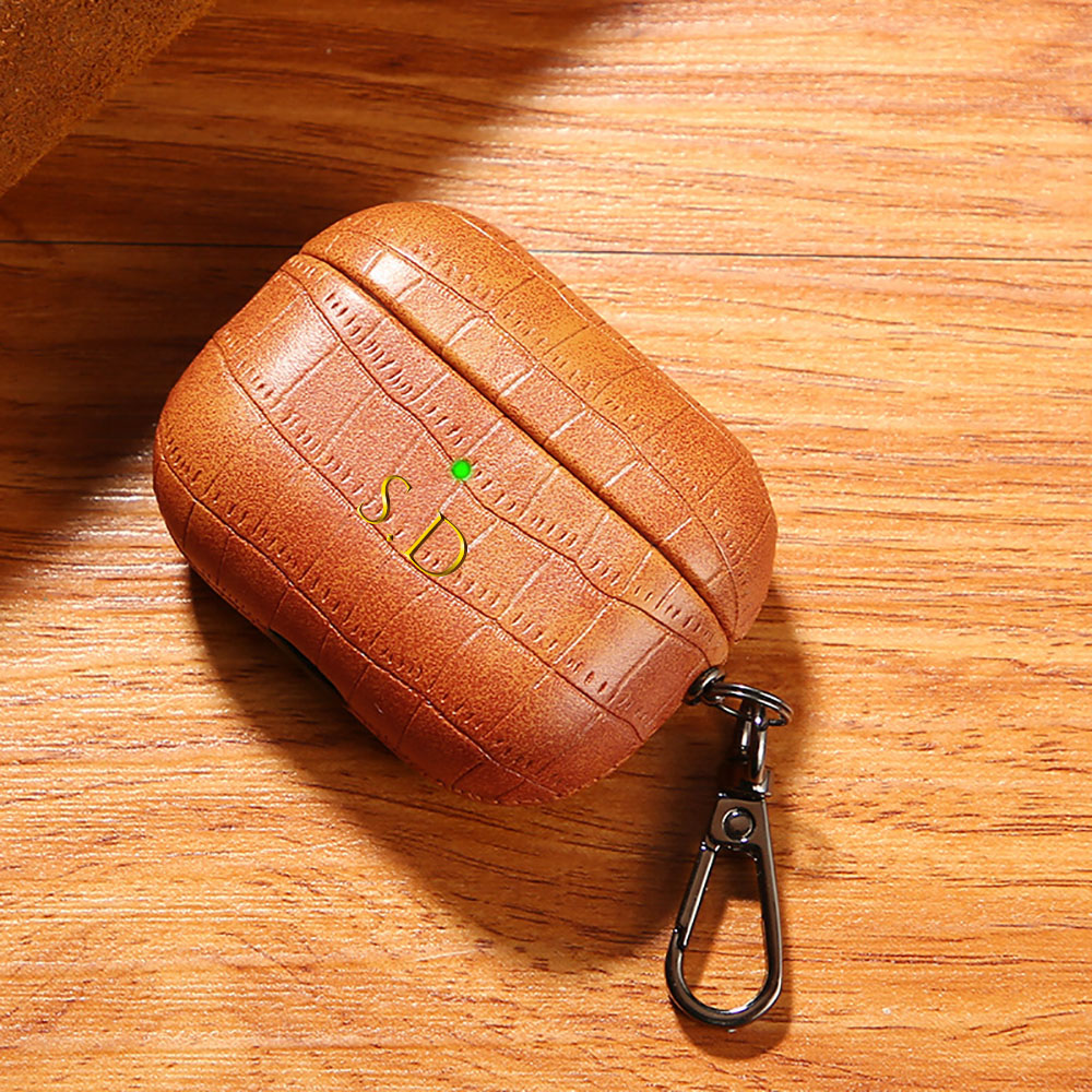 For Airpods 1 2 3 4 Pro 2 Luxu – Monogram Keychain Leather recenzja i cena