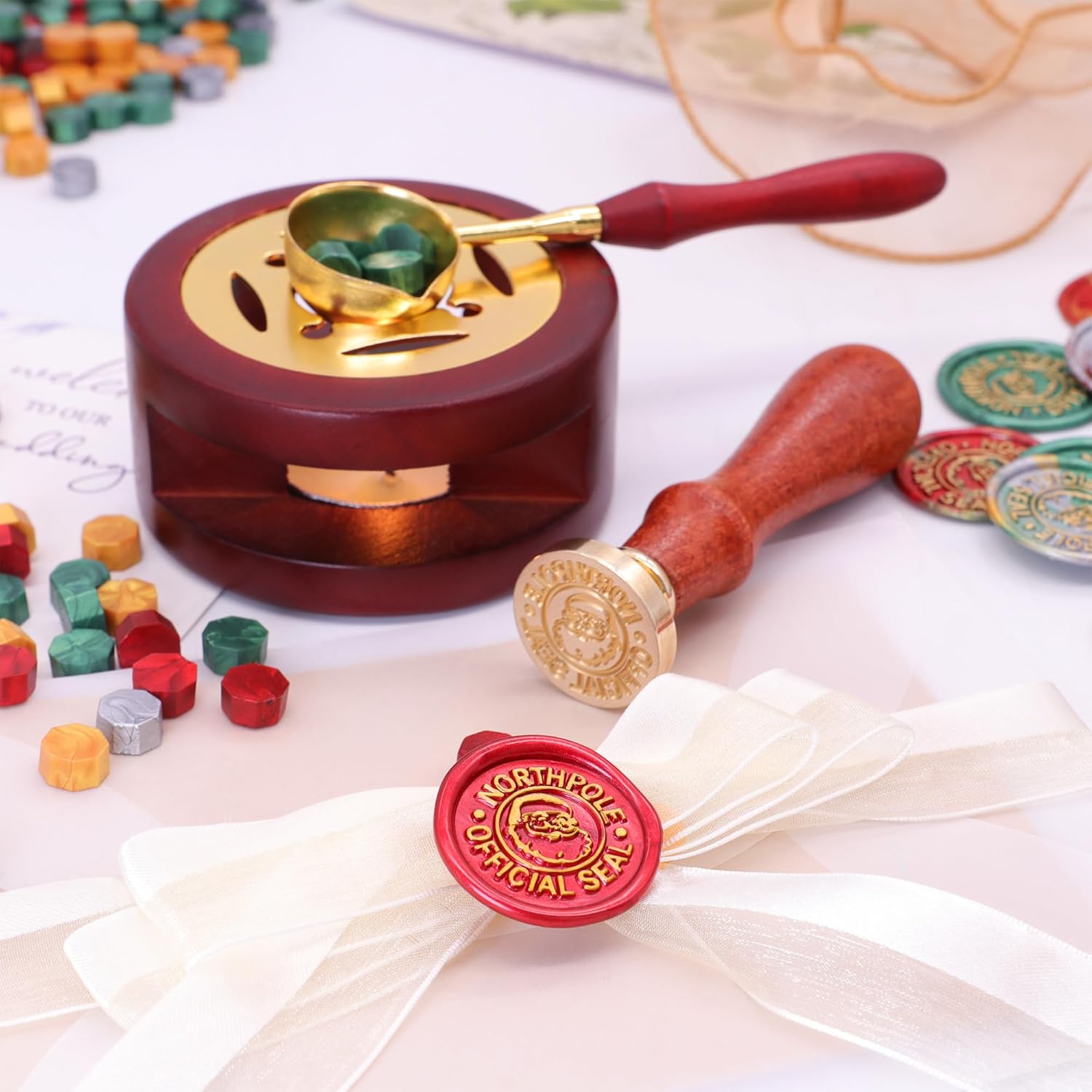 Christmas Seal Wax Kit - 800pc – Wax Seal Letter Kit recenzja i cena
