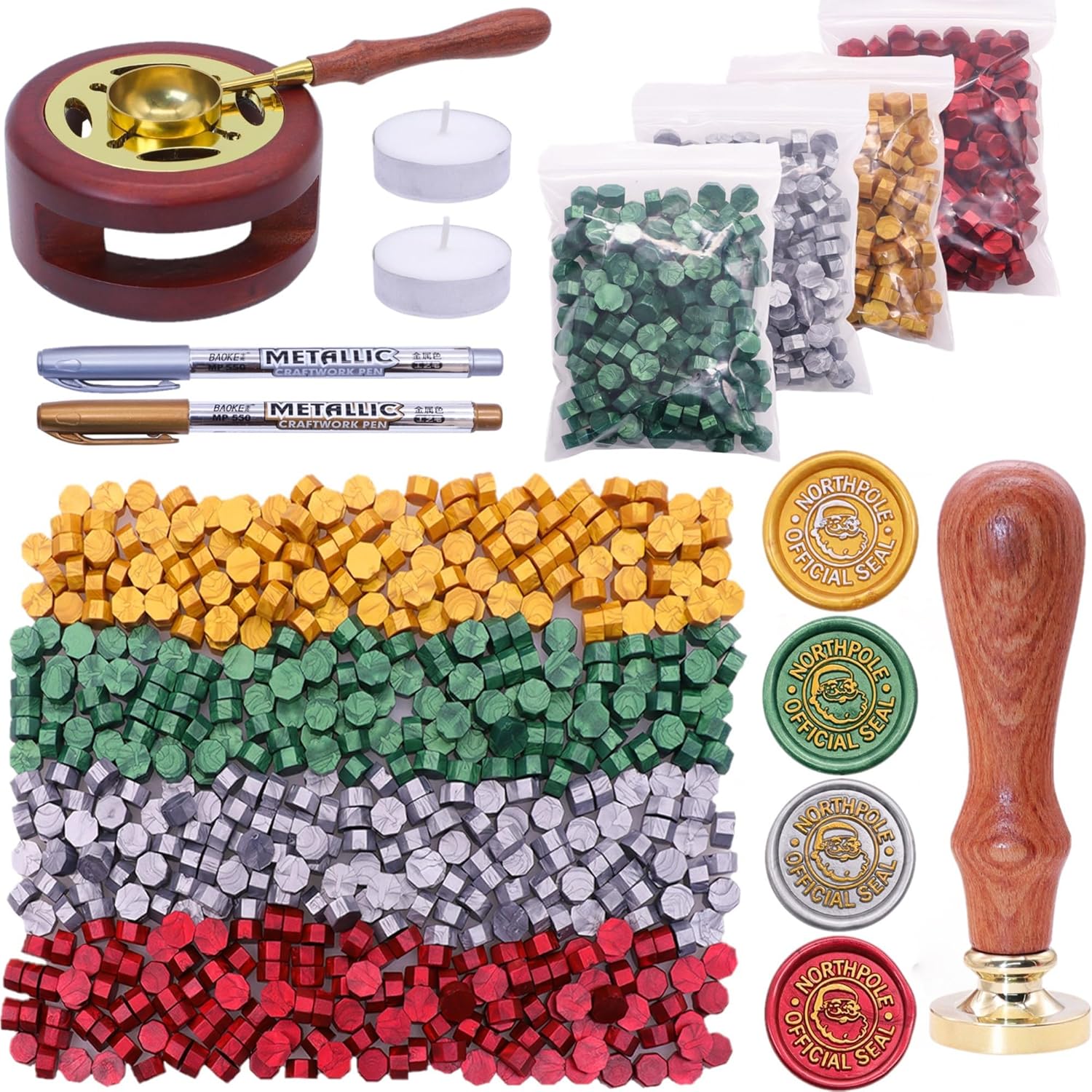 Christmas Seal Wax Kit - 800pc – Wax Seal Letter Kit recenzja i cena