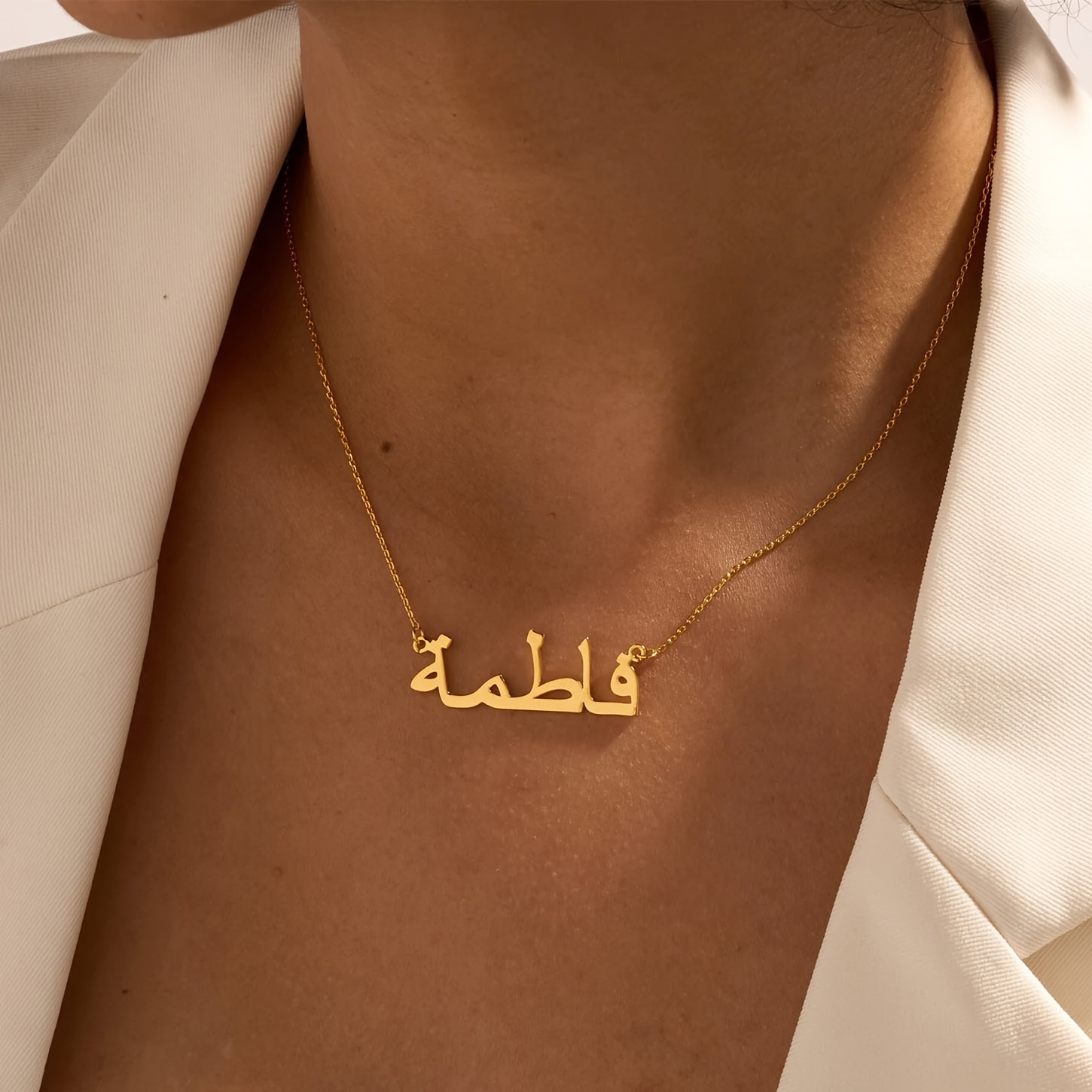 Personalized Custom Arabic Nam – Name Necklace Custom recenzja i cena