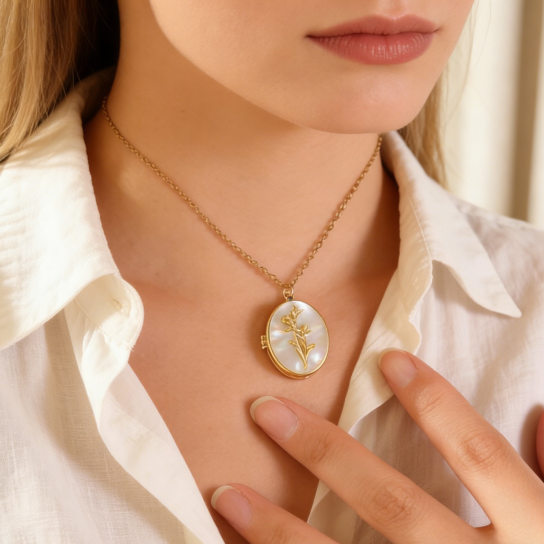 Diamon Birth Flower Custom Col – Birth Flower Necklace recenzja i cena