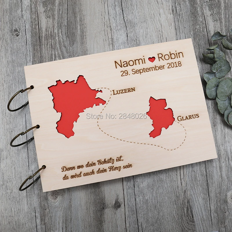 Rustic personalized wedding gu – Custom Photo Book recenzja i cena