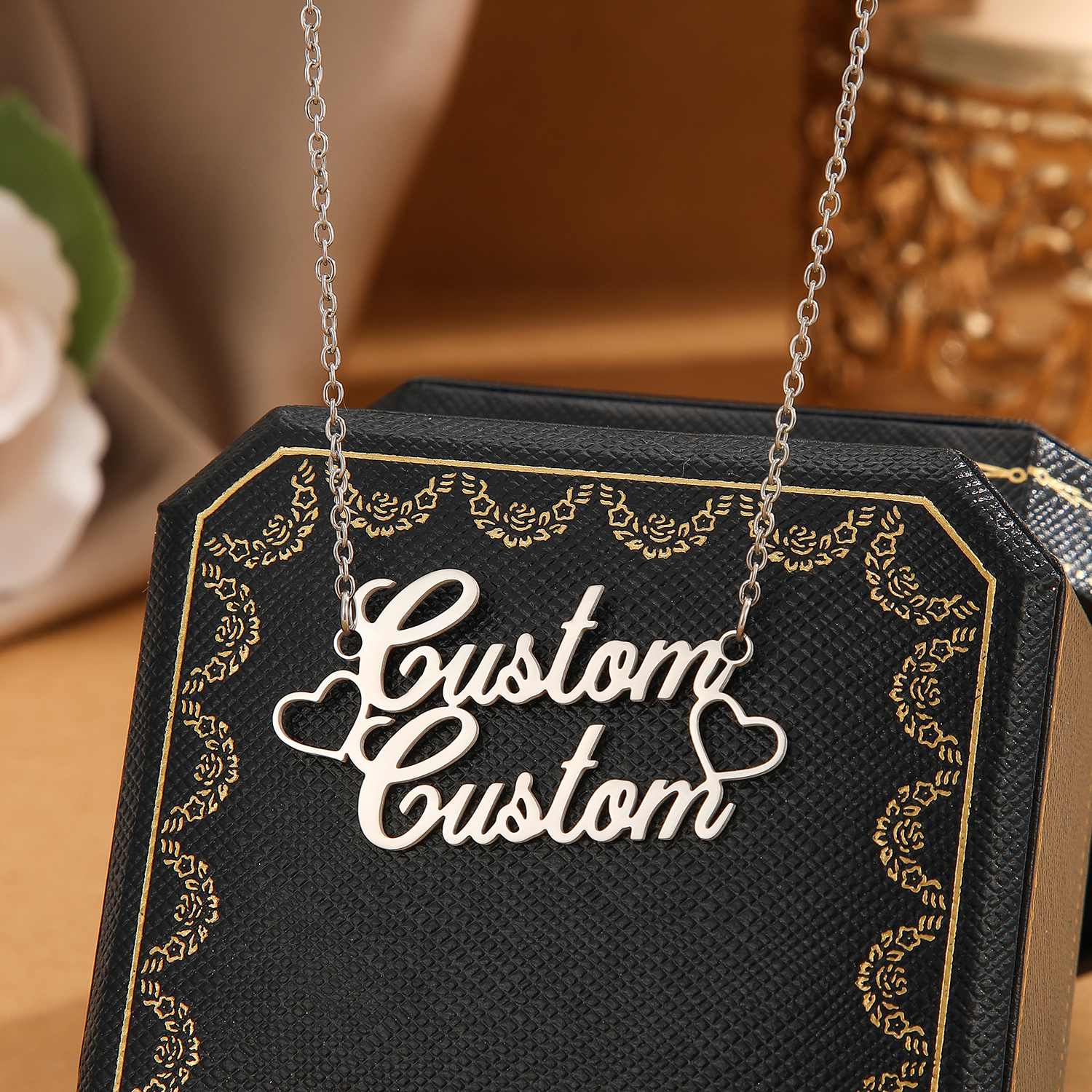 1pc Stainless Steel Customized – Name Necklace Custom recenzja i cena
