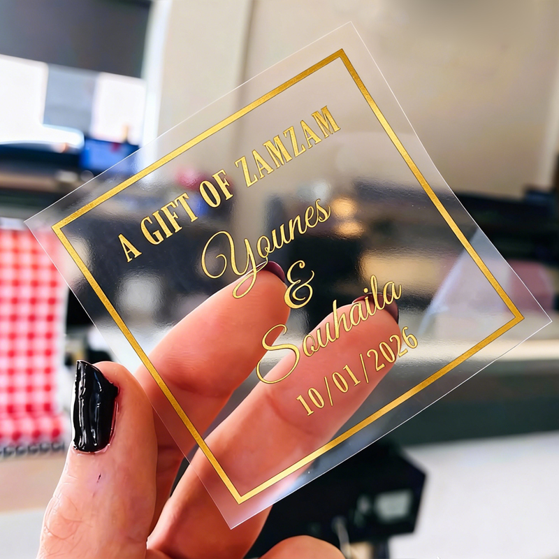50PCS Square Personalized Wedd – Personalised Candle Label recenzja i cena