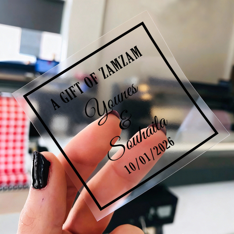 50PCS Square Personalized Wedd – Personalised Candle Label recenzja i cena