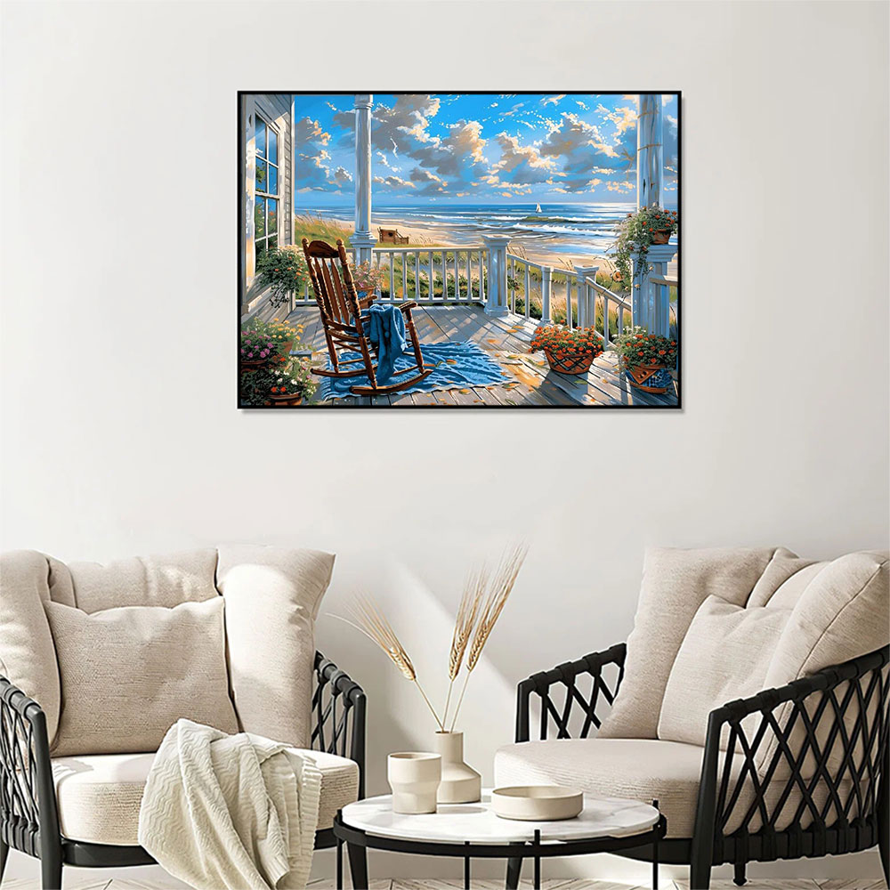 1PC frameless  Full Square Rou – Photo Mosaic Print recenzja i cena