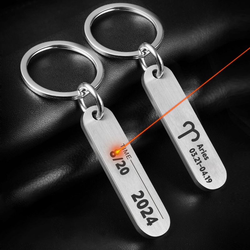 Customized Key Chains with Las – Initial Ring Custom recenzja i cena