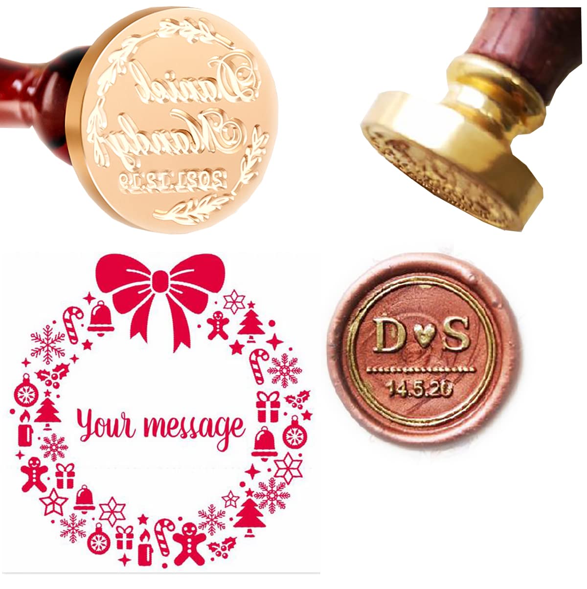 Custom Letter Wax Seal Stamp K – Wax Seal Letter Kit recenzja i cena