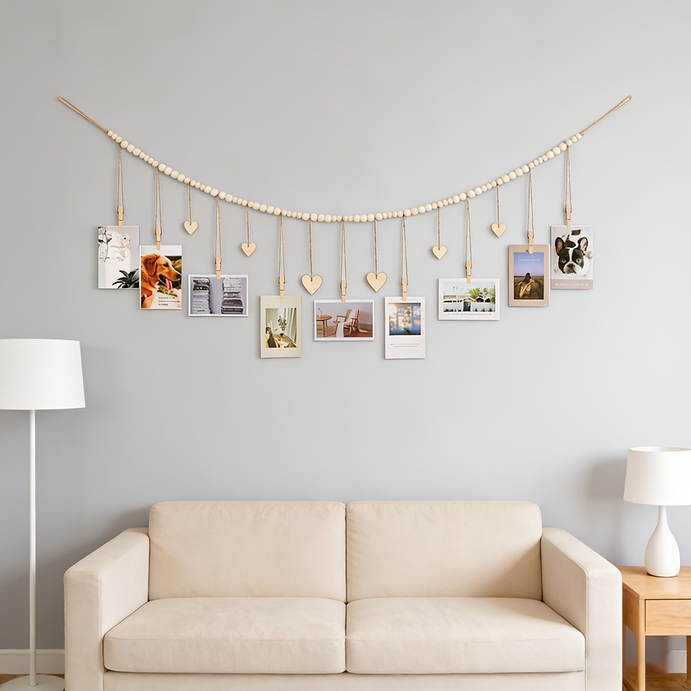 Hanging Photo Display Wall Dec – Engraved Wood Frame recenzja i cena