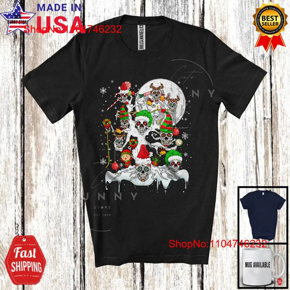 Santa ELF Sugar Skull On X mas – Family Tree Print recenzja i cena