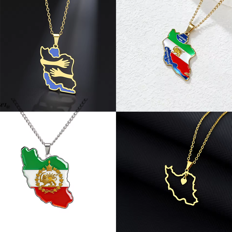 Lucktune Iran Map Pendant Neck – Custom Star Map recenzja i cena