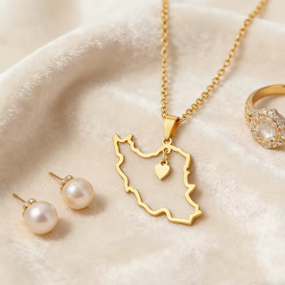 Lucktune Iran Map Pendant Neck – Custom Star Map recenzja i cena