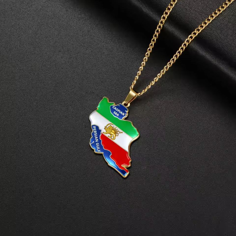 Lucktune Iran Map Pendant Neck – Custom Star Map recenzja i cena