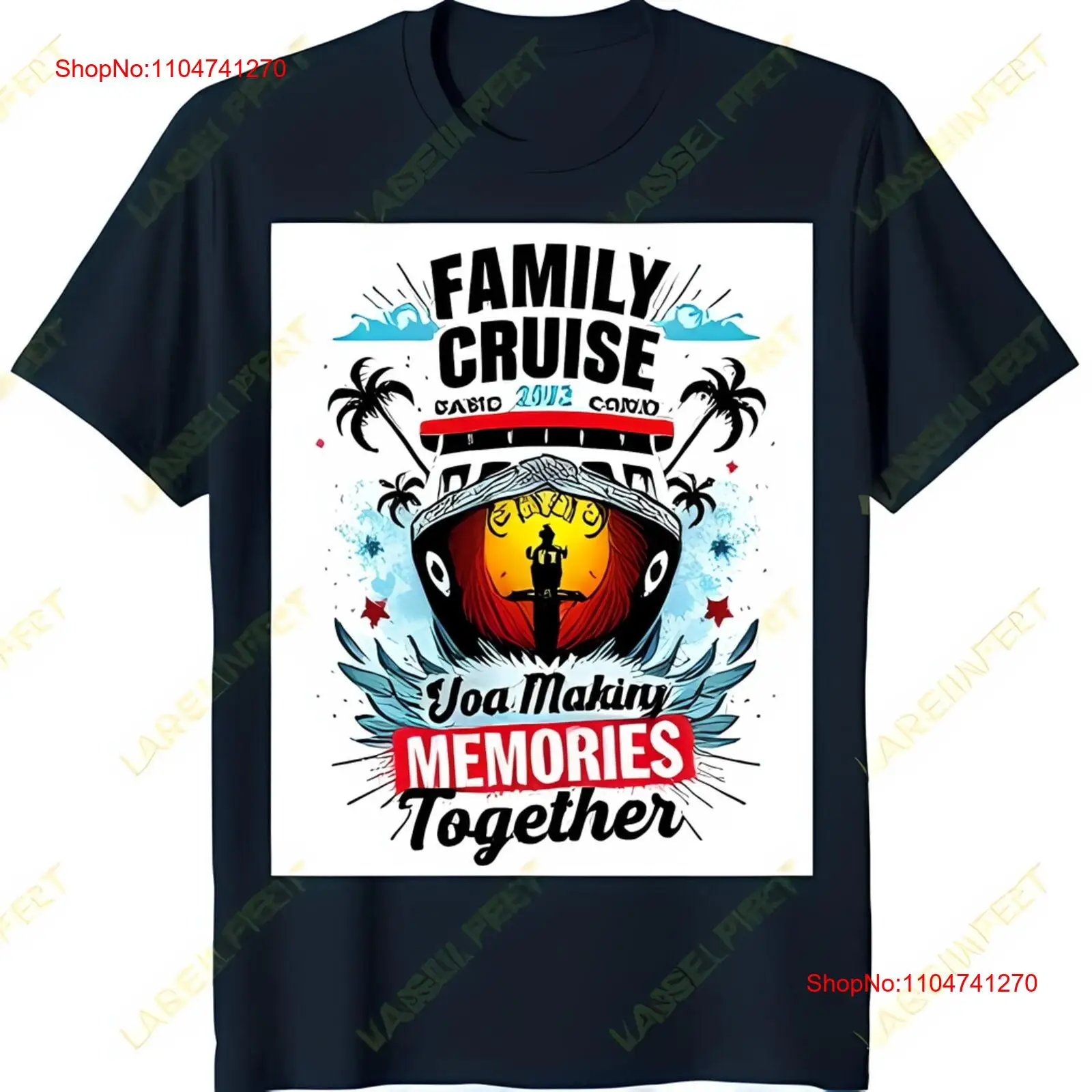 Dark Blue Family Cruise T Shir – Family Tree Print recenzja i cena