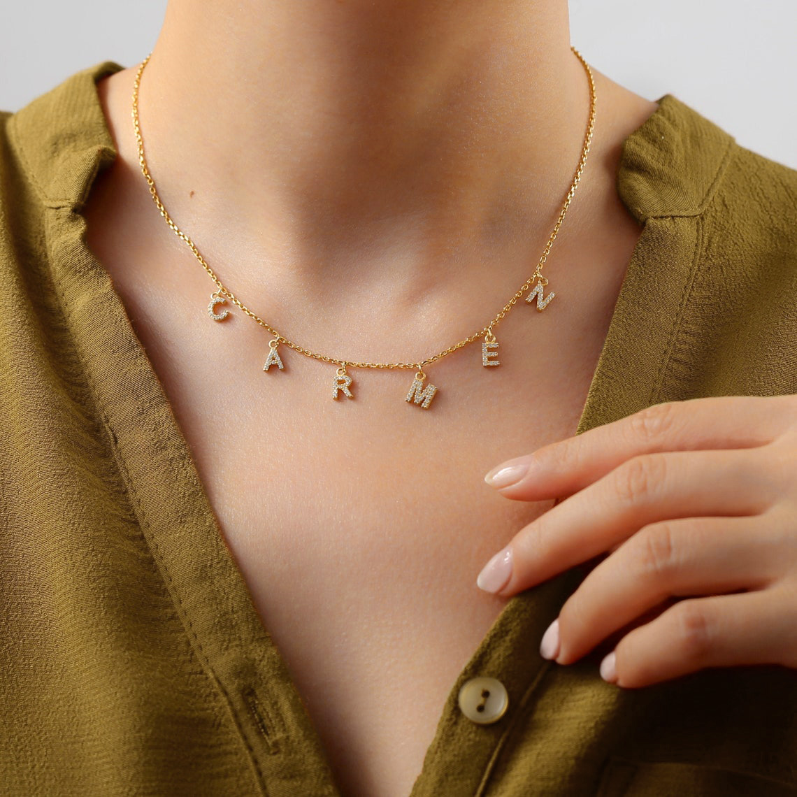 Custom Personalized Name Neckl – Name Necklace Custom recenzja i cena
