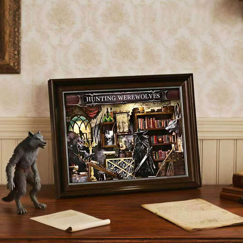 DIY 3D Wooden Book Nook Kit Mi – Engraved Wood Frame recenzja i cena