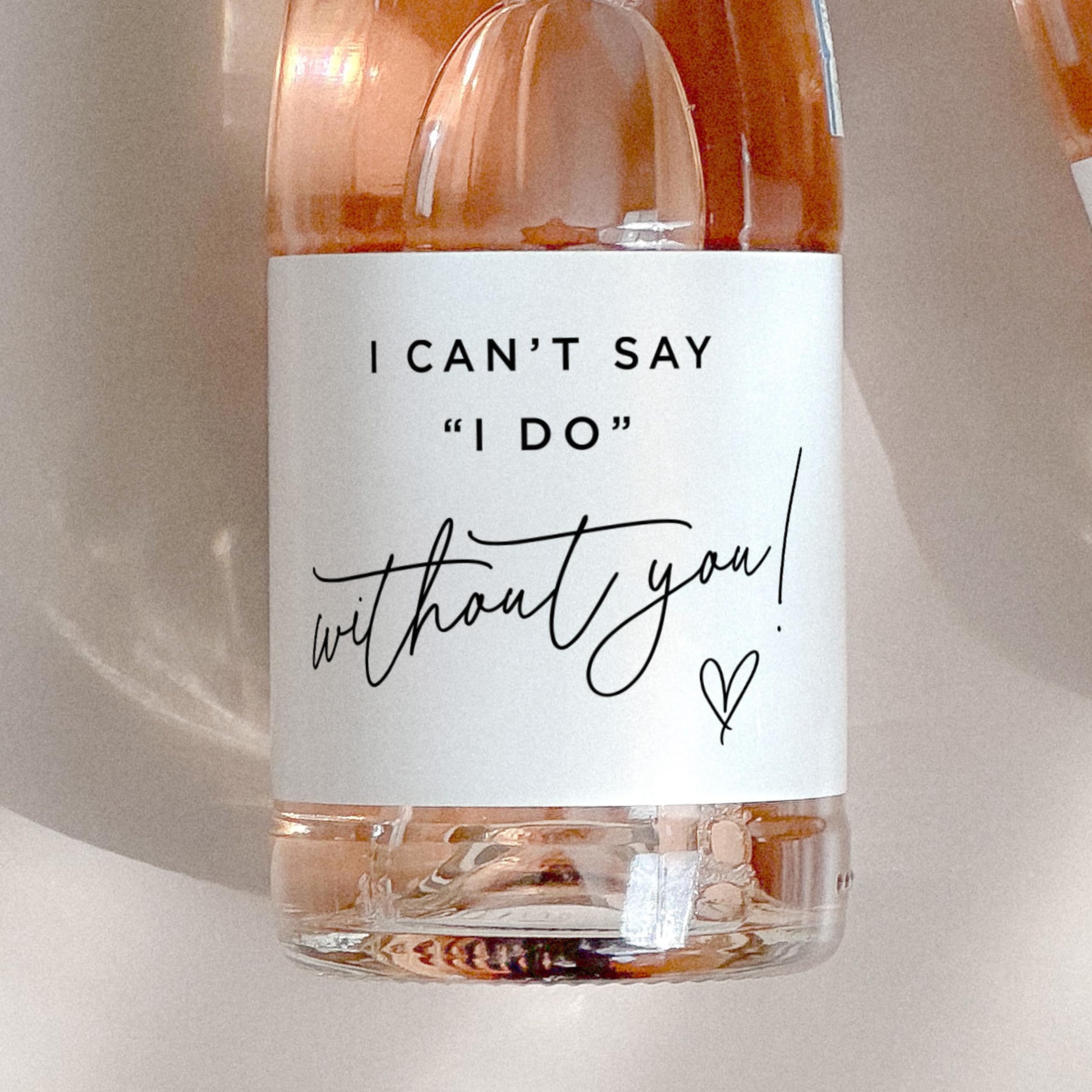 Bridesmaid Proposal Mini Champ – Personalised Candle Label recenzja i cena