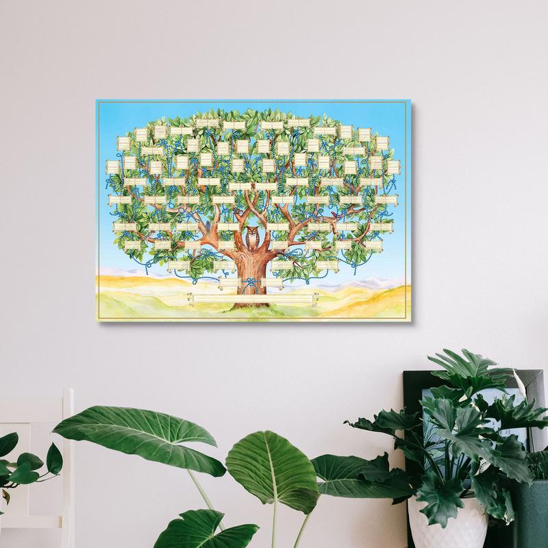 Fillable Family Tree Chart 6 G – Family Tree Print recenzja i cena