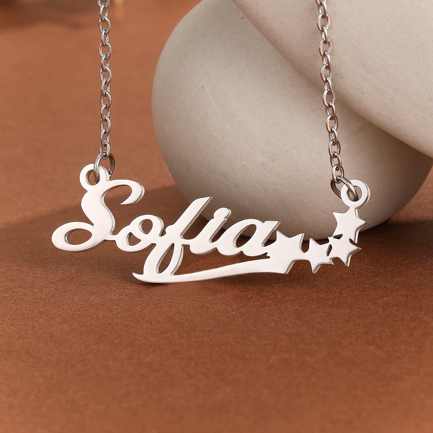 Stainless Steel Star Letter Pe – Name Necklace Custom recenzja i cena