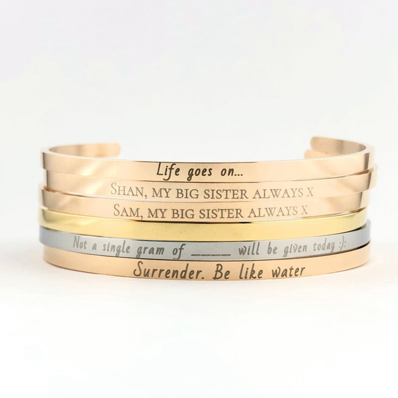 Custom Personalized 4mm Width  – Coordinates Bracelet recenzja i cena