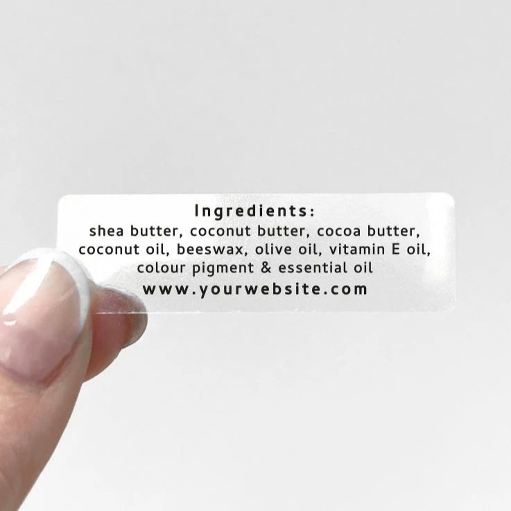 Custom Transparent Sticker Per – Personalised Candle Label recenzja i cena