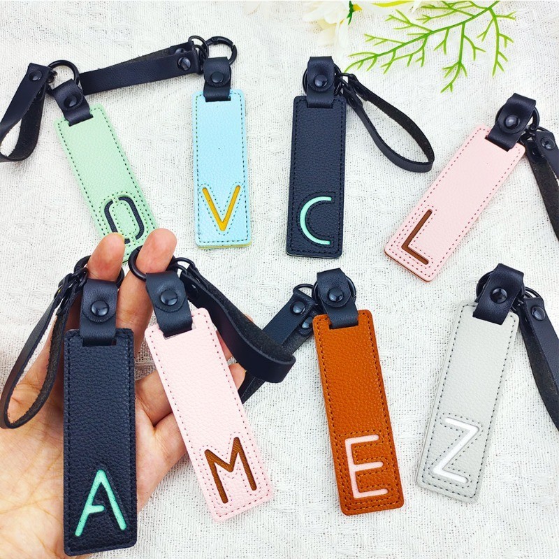 Classic Pu Leather Keychain A- – Monogram Keychain Leather recenzja i cena