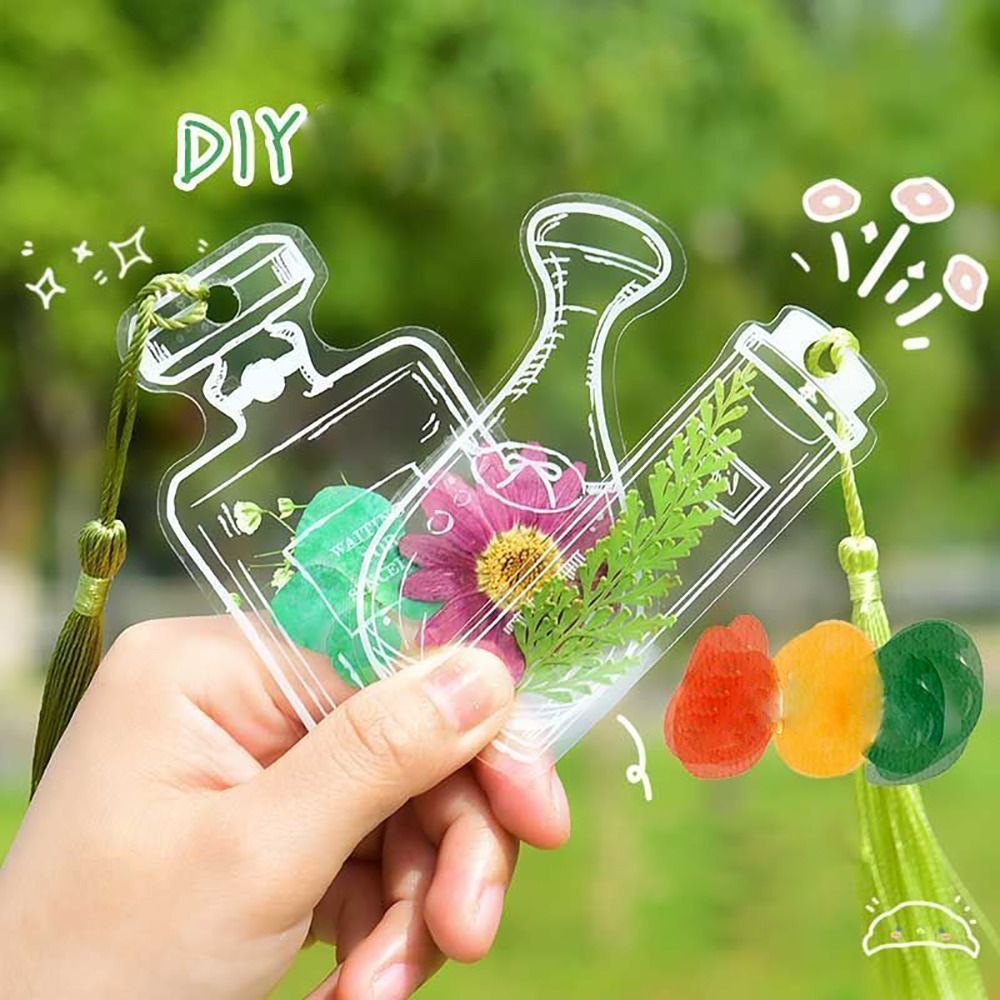 Glassware Shape Bookmarks Stic – Dried Flower Bookmark recenzja i cena
