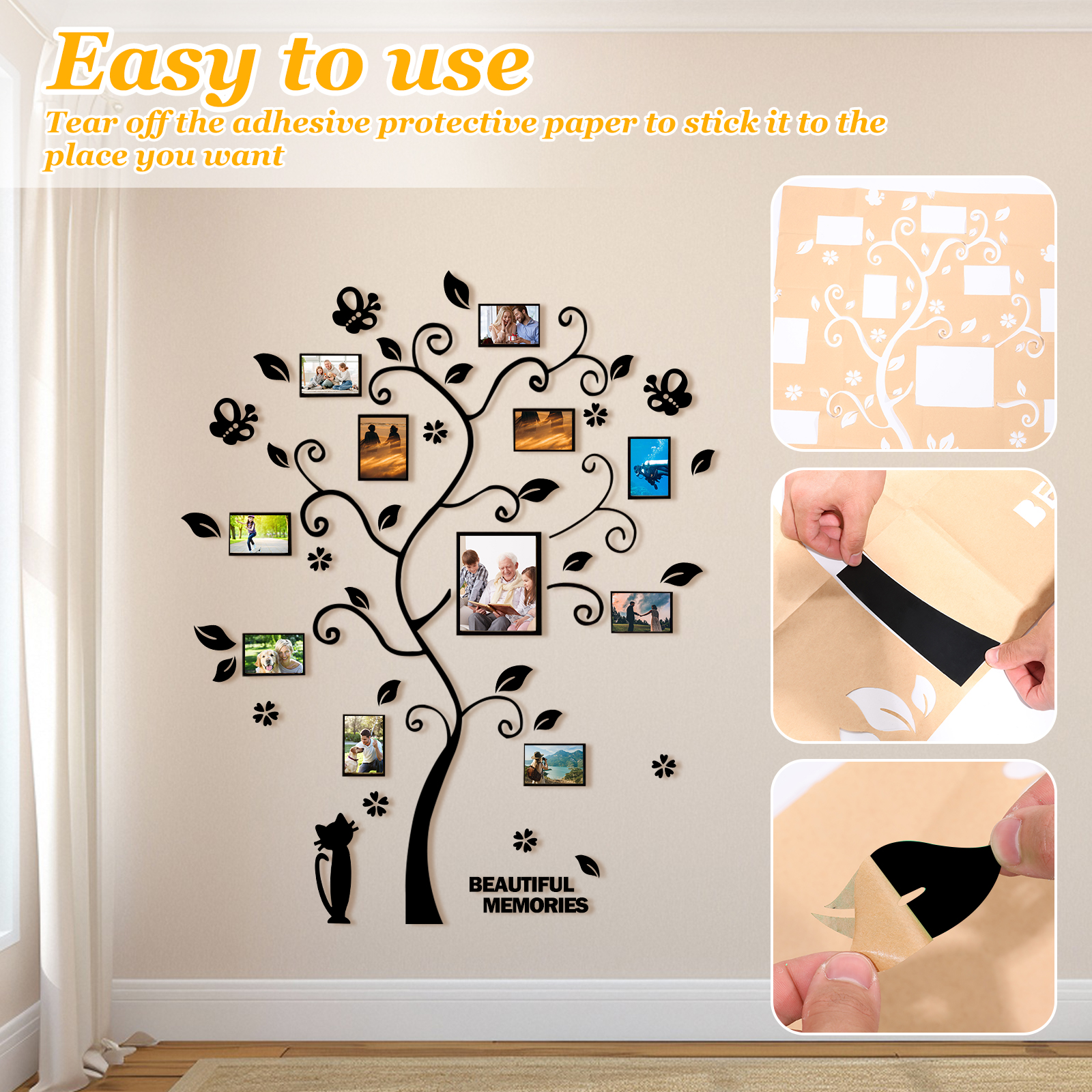 1Pc Picture Frames Tree Acryli – Family Tree Print recenzja i cena