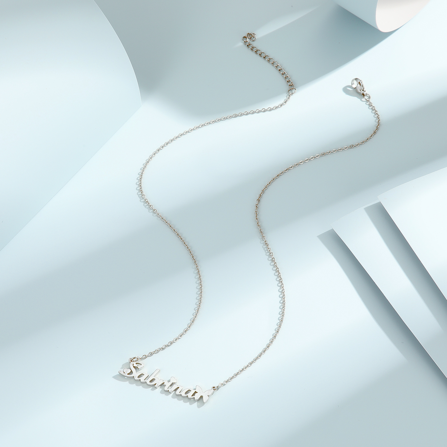 1pc Personalized Butterfly Nam – Name Necklace Custom recenzja i cena