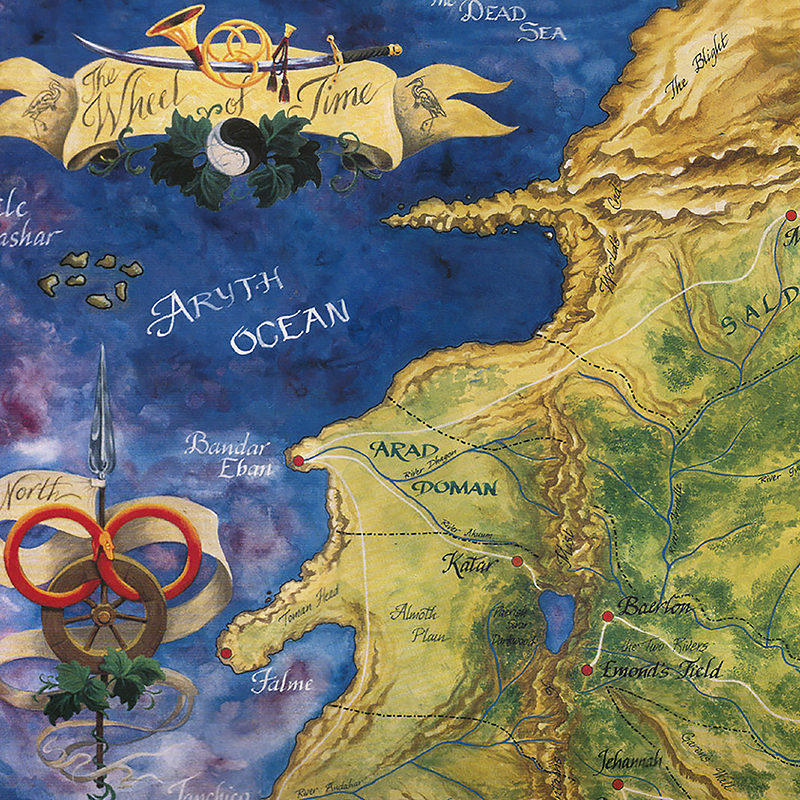 The Wheel of Time Map Poster P – Custom Star Map recenzja i cena