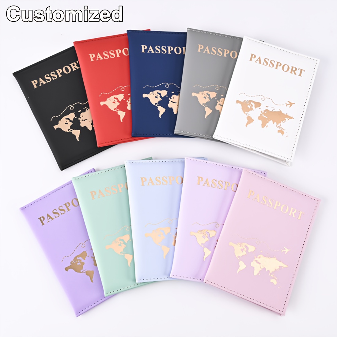 Custom Name World Map Passport – Personalized Name Box recenzja i cena