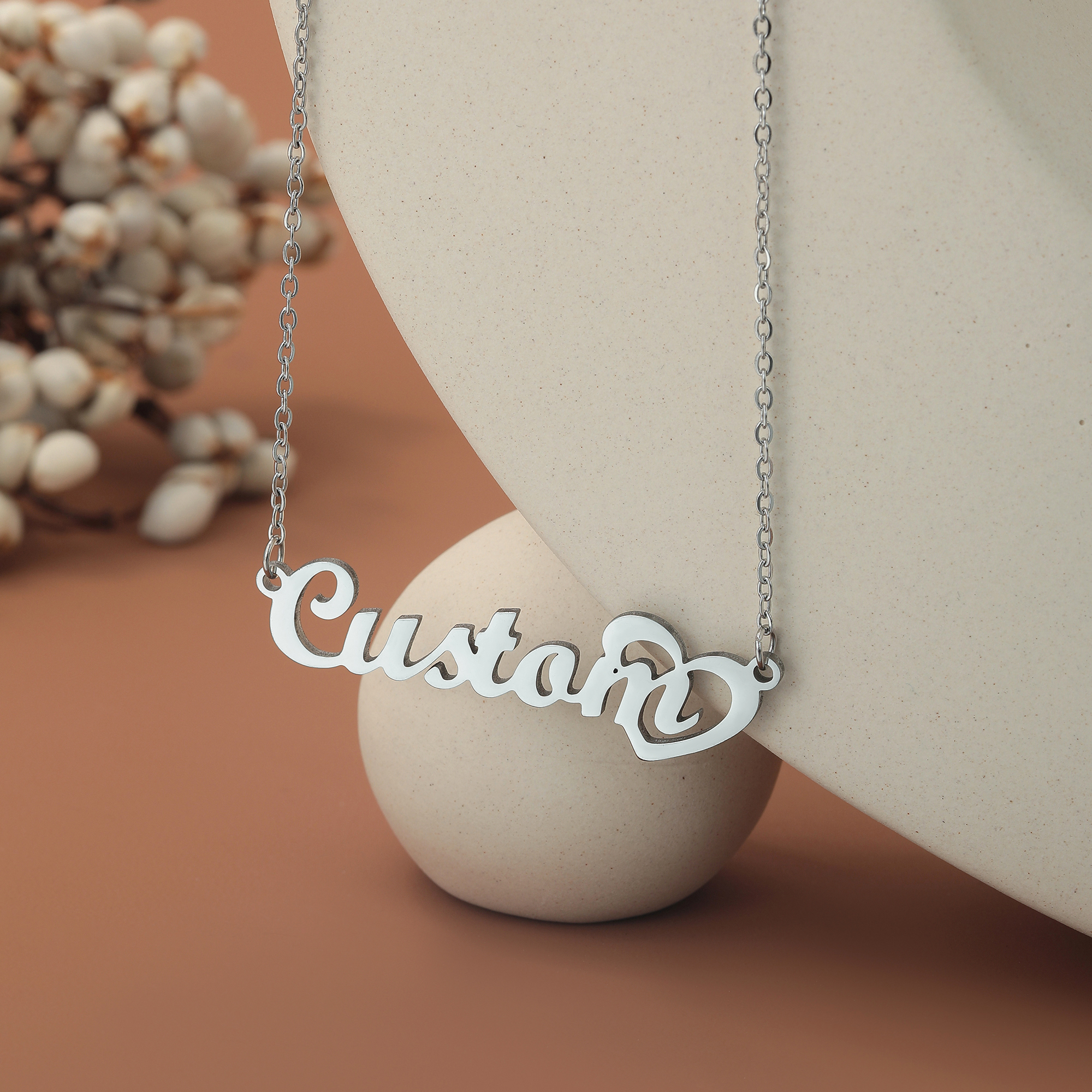 Customized Name Necklace with  – Name Necklace Custom recenzja i cena