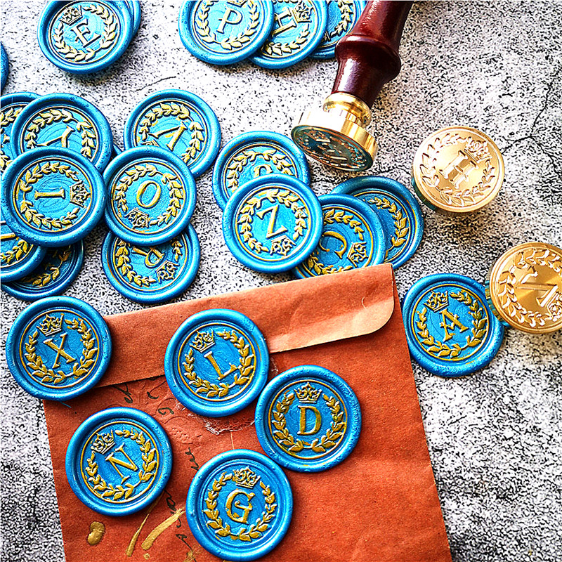 26 Letter A - Z crown Wax Seal – Wax Seal Letter Kit recenzja i cena