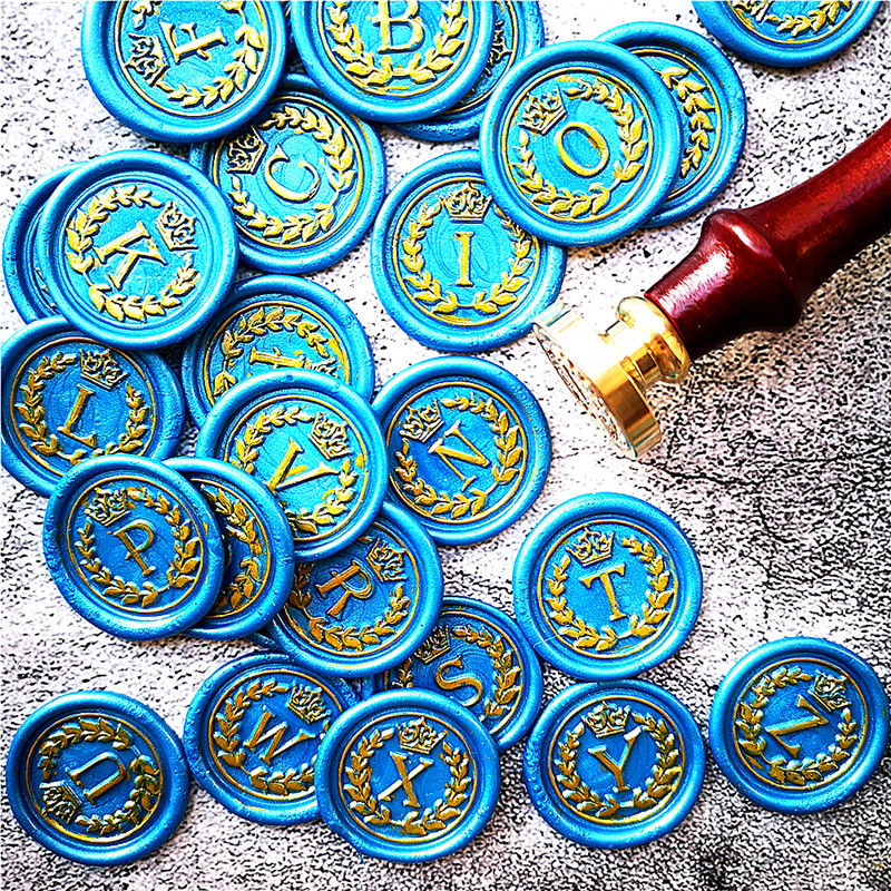 26 Letter A - Z crown Wax Seal – Wax Seal Letter Kit recenzja i cena