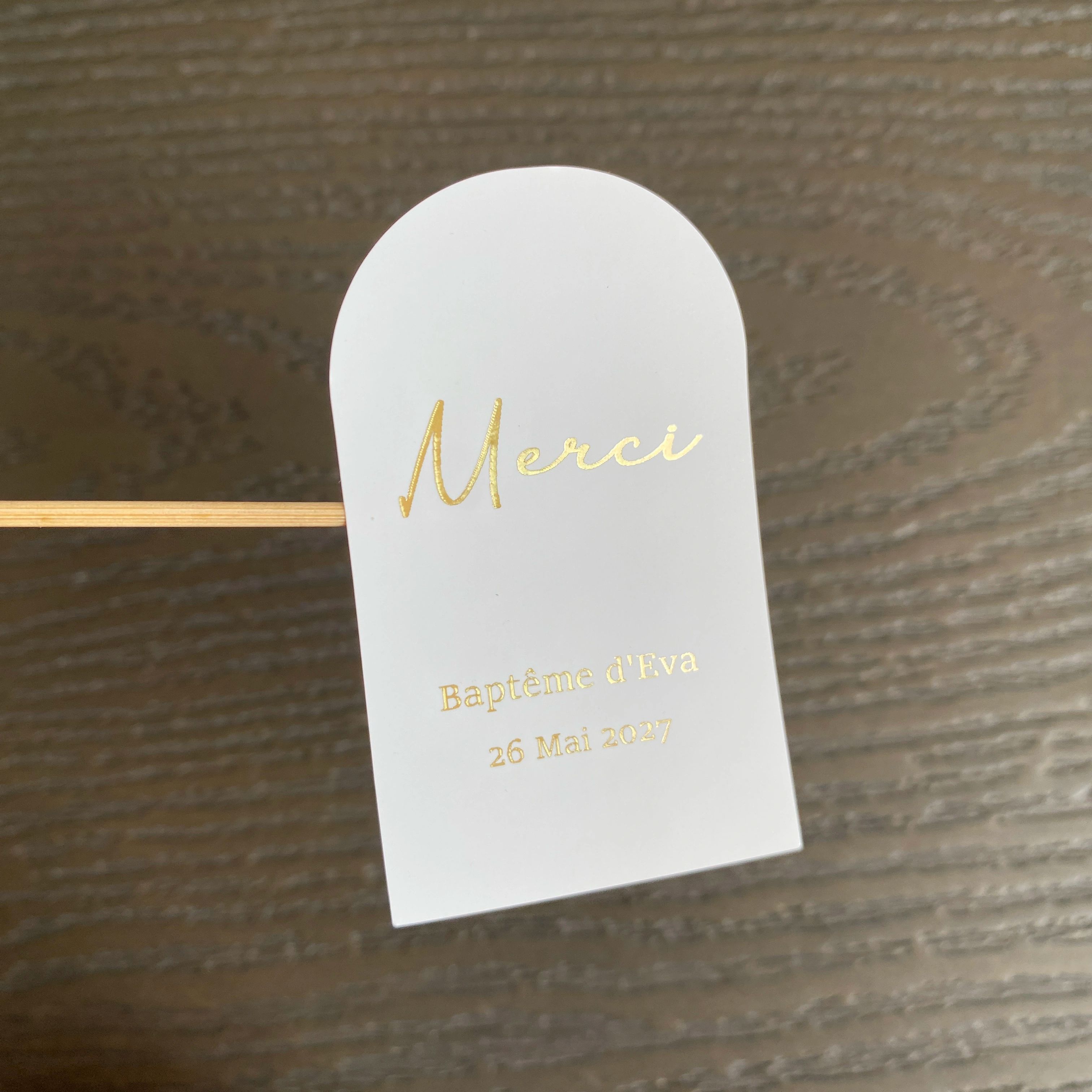 Custom Baptism Candle Merci Th – Personalised Candle Label recenzja i cena