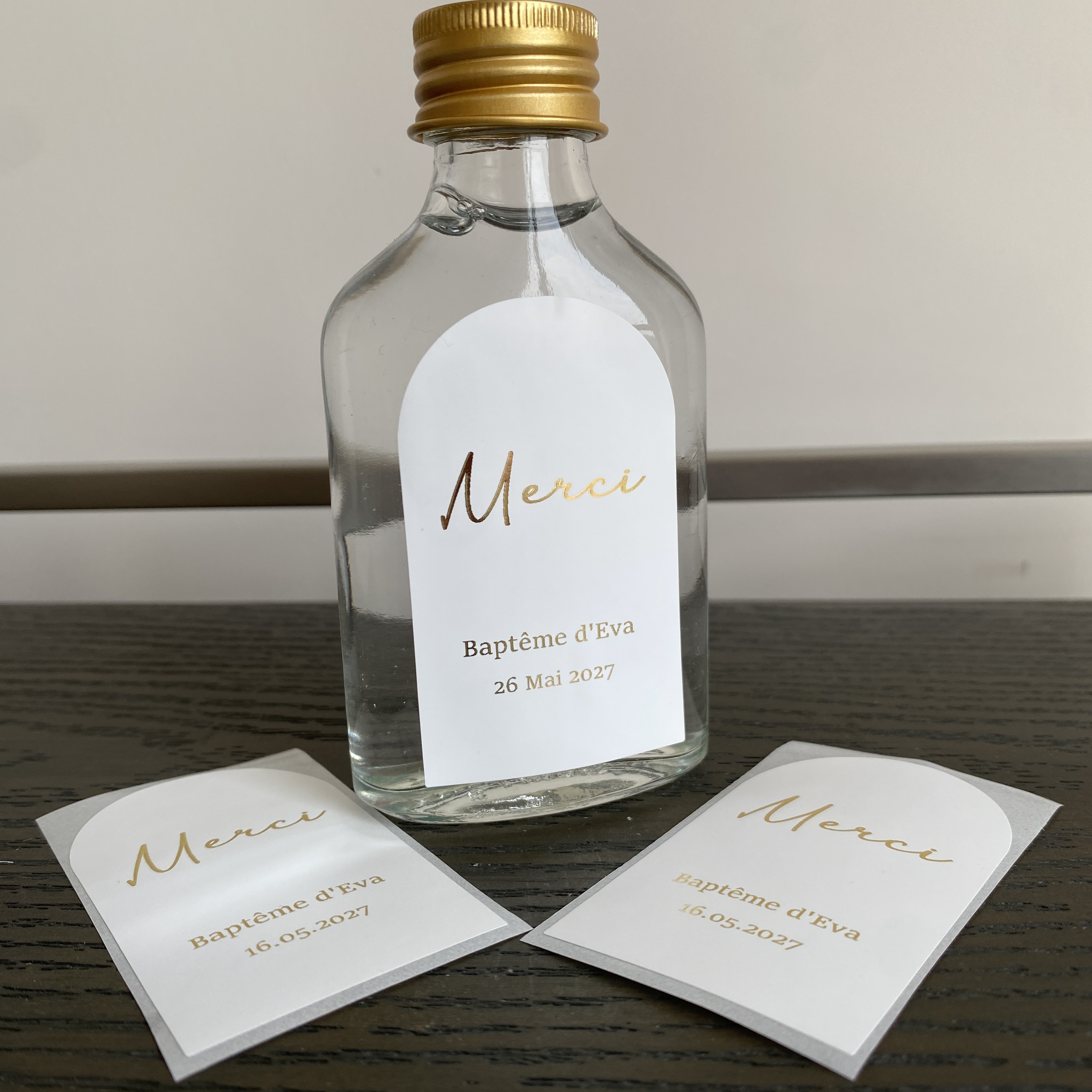 Custom Baptism Candle Merci Th – Personalised Candle Label recenzja i cena