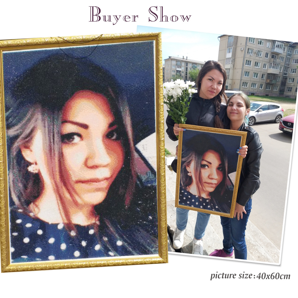 HUACAN 5d Diy Diamond Mosaic C – Photo Mosaic Print recenzja i cena