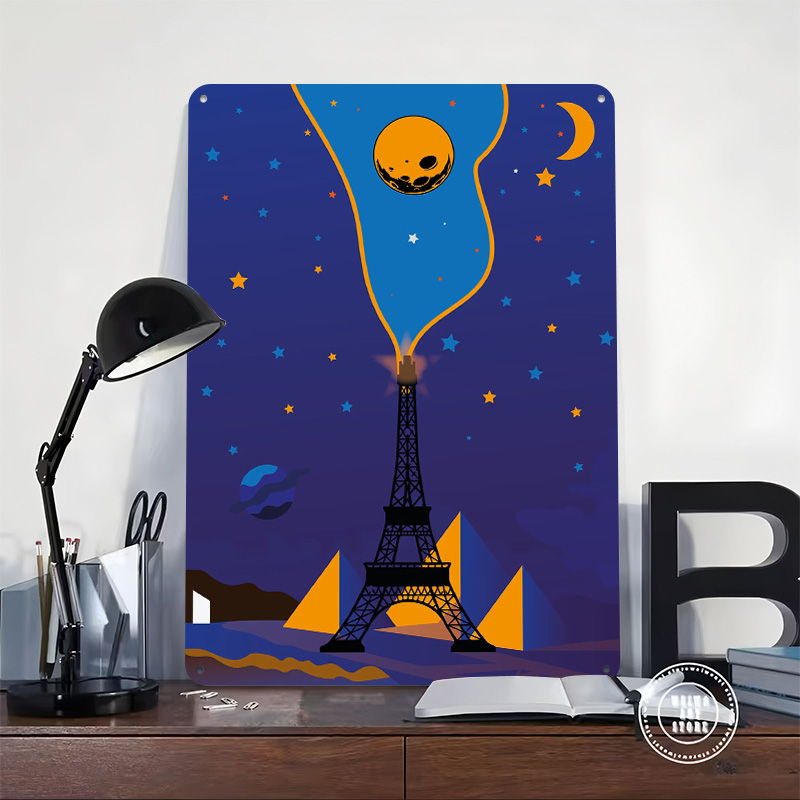 Eiffel Tower Night Sky Poster  – Custom Night Sky recenzja i cena