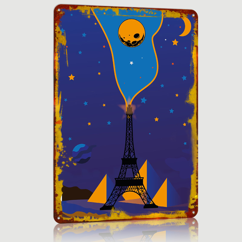 Eiffel Tower Night Sky Poster  – Custom Night Sky recenzja i cena