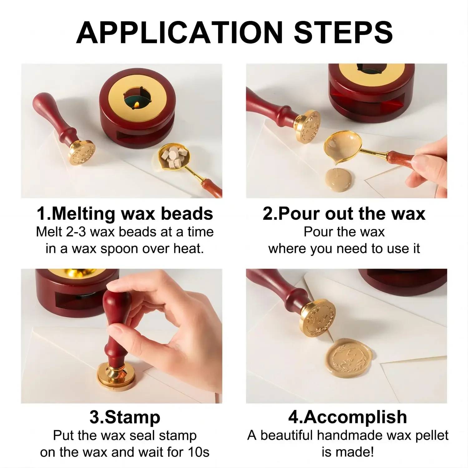 Custom Wax Seal Stamp Kit Doub – Wax Seal Letter Kit recenzja i cena