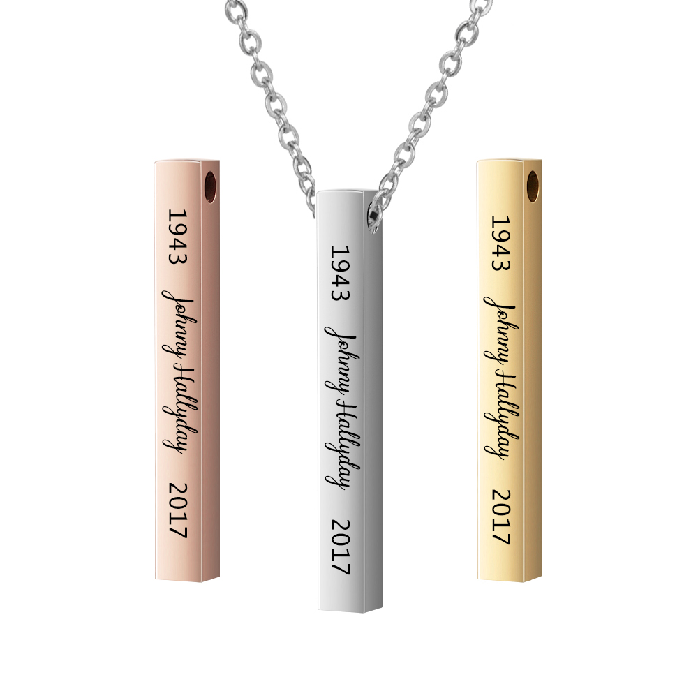 Customized Personalized French – Name Necklace Custom recenzja i cena