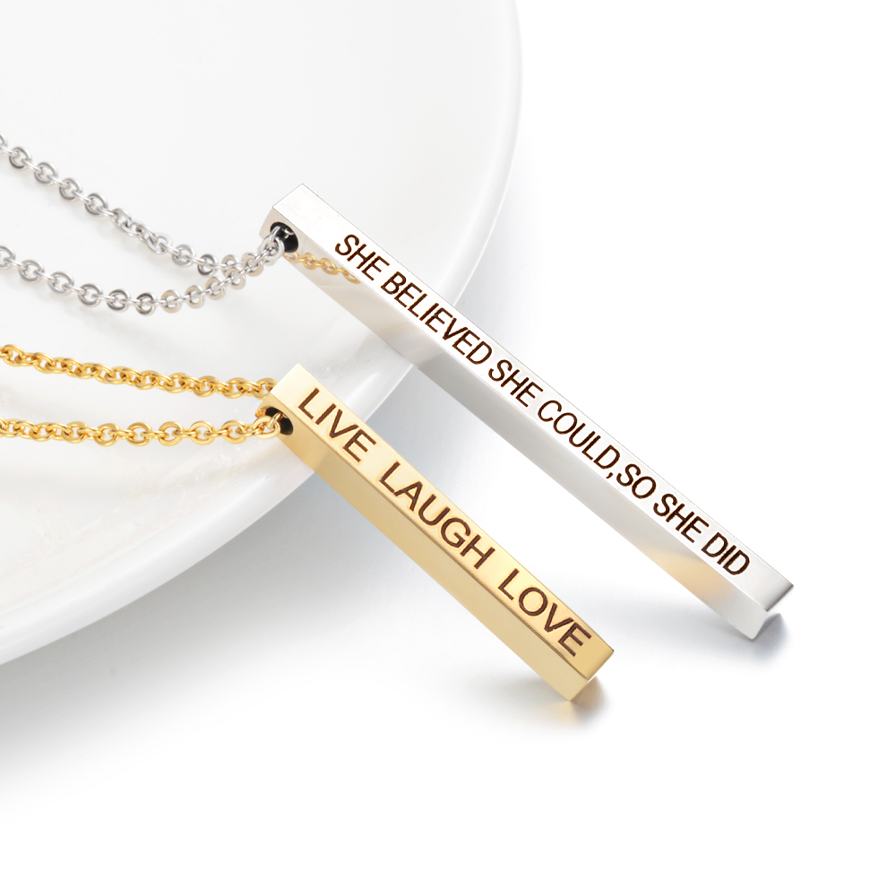 Customized Personalized French – Name Necklace Custom recenzja i cena