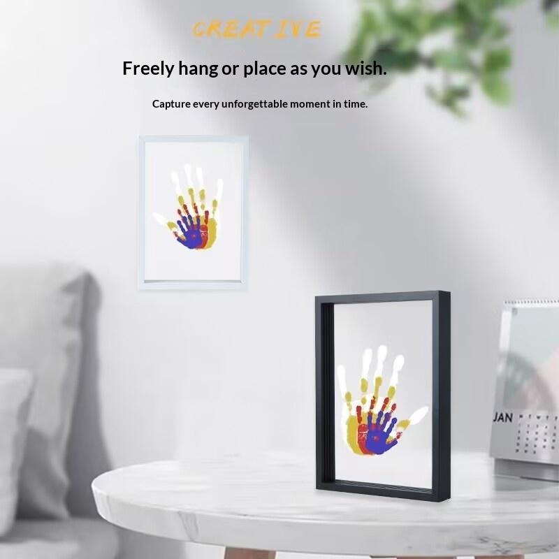 1 Set Family Handprint Photo F – Engraved Wood Frame recenzja i cena