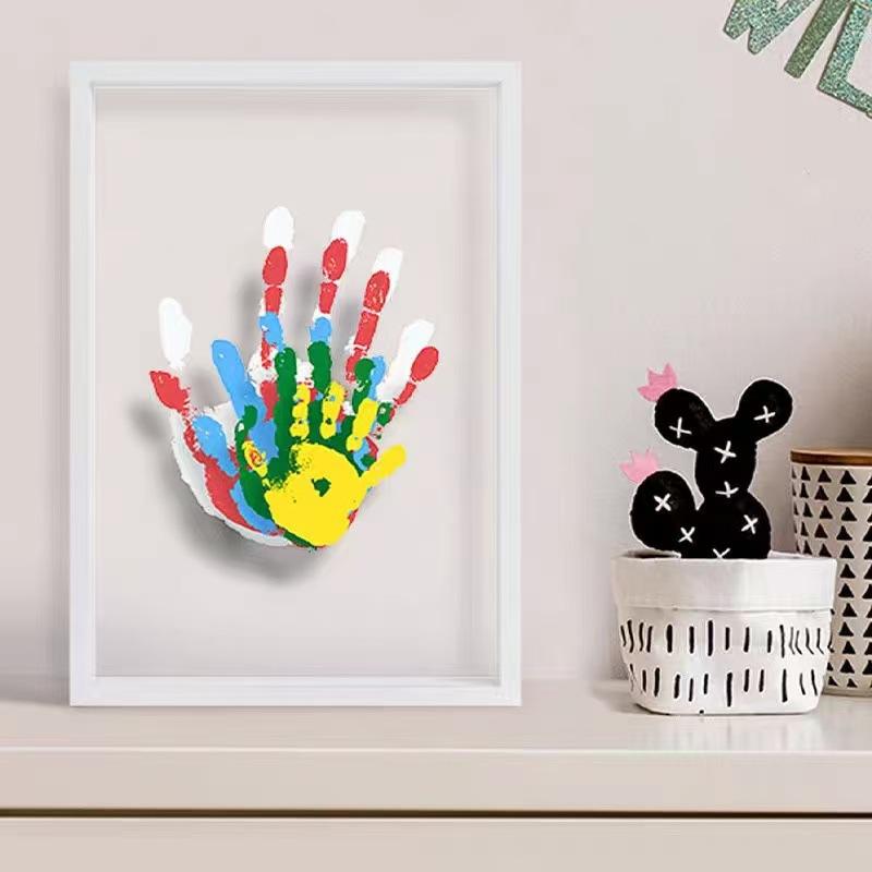 1 Set Family Handprint Photo F – Engraved Wood Frame recenzja i cena
