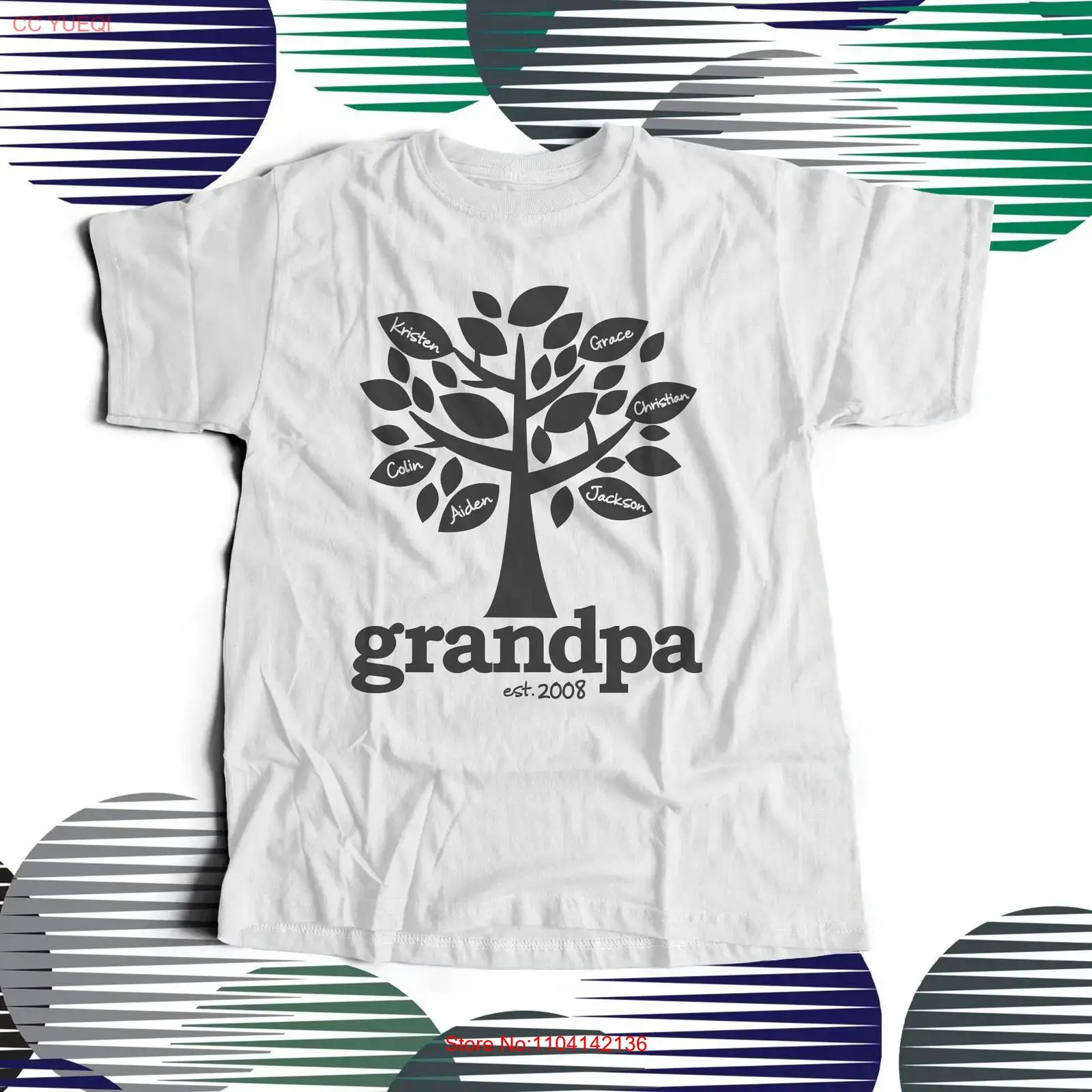 Grandpa shirt family tree esta – Family Tree Print recenzja i cena