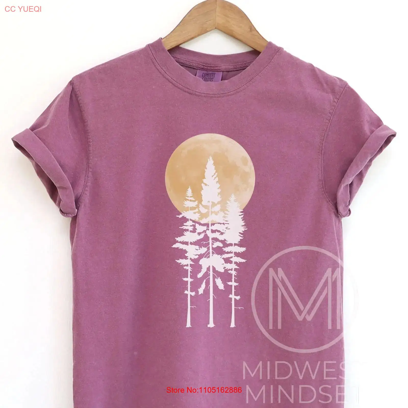 Pine Tree T Shirt Boho Nature  – Family Tree Print recenzja i cena