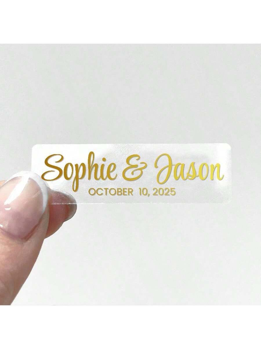 Custom Aluminum Foil Transpare – Personalised Candle Label recenzja i cena