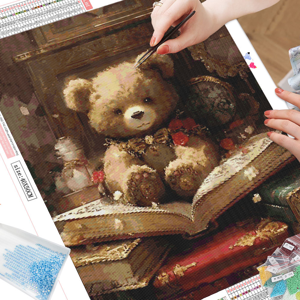 Frameless, Cartoon Diamond Pai – Photo Mosaic Print recenzja i cena