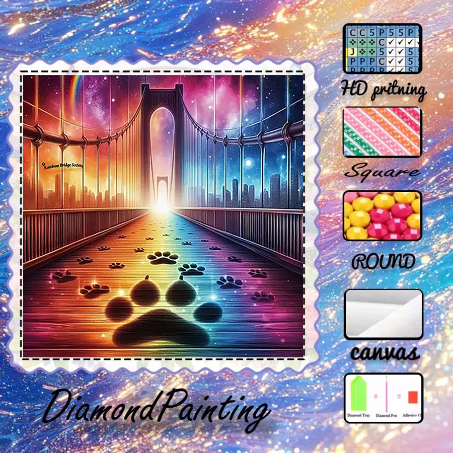 1 piece - 5D-DIY - Flocking cl – Photo Mosaic Print recenzja i cena