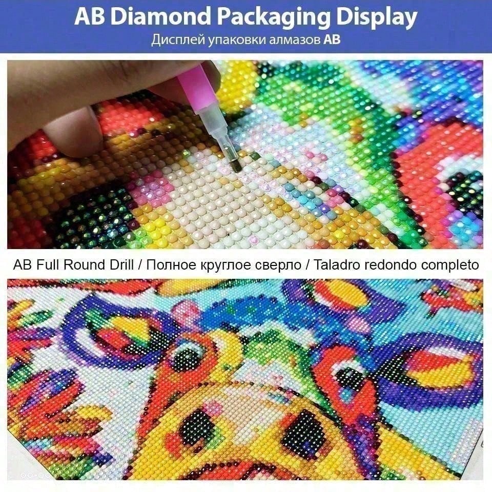1 piece - 5D-DIY - Flocking cl – Photo Mosaic Print recenzja i cena